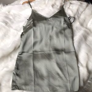 Carli Byble x Missguided Silky Green Dress